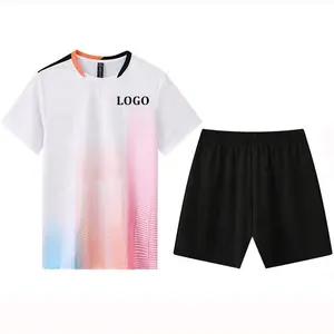 Custom Club White Pink Men's Shirts Top Thailand Quality Football Soccer Jersey Quick Dry Football Shirt Men Soccer Uniforms