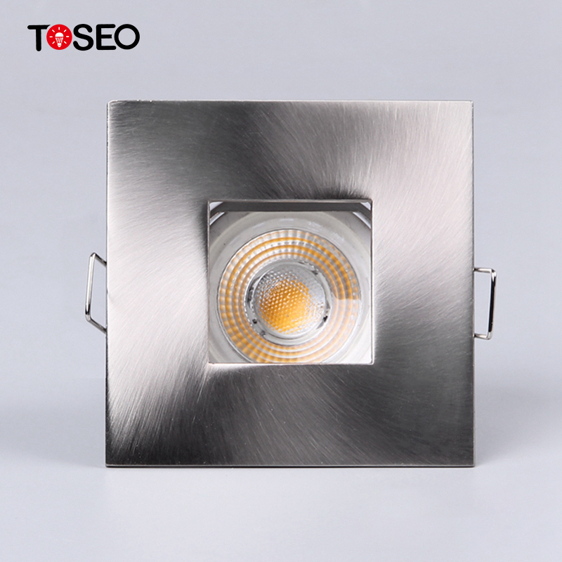 Square Recessed LED Recessed Lighting Housing Ceiling Lights Gu10 Downlights