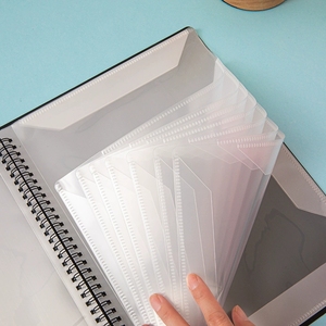 Wholesale Black White 2‑color <b>A4</b> Coil‑Bound Music <b>Folder</b> Custom Treble Printed Sheet Music Organizer For Music School Supplies - Product Image 3