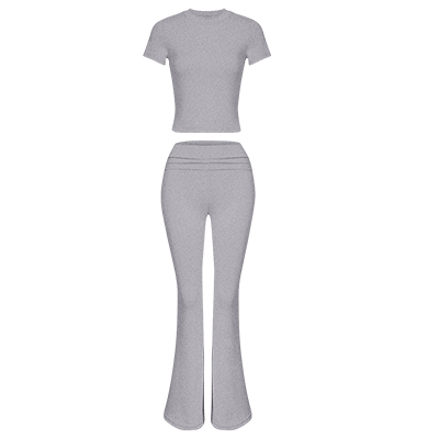 Gris Manga corta