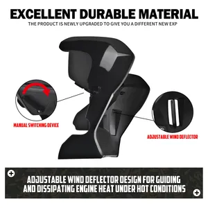 Cubierta de carenado para motocicleta, alerón inferior extendido, negro brillante, para Harley Touring CVO Street Road Glide 2023 en adelante, FLHX FLTRX - Product Image 5