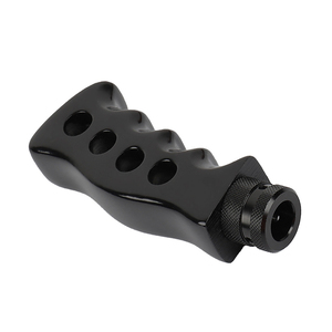 Pommeau de levier de vitesse universel en forme de couteau en alliage d'aluminium et résine avec logo personnalisé - Product Image 4