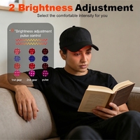 Cappello per Terapia a Luce Rossa Wireless Portatile Redthera, Ricaricabile, con Luce LED a Infrarossi Vicini