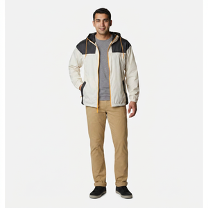 Veste coupe-vent respirante et imperméable à col montant et capuche pour homme et femme, style décontracté, anti-UV, écologique, pour l'automne - Product Image 1
