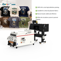 Nouvelle machine d'impression DTF de 60 cm avec têtes I3200 et système de circulation d'encre blanche pour transfert sur film PET pour t-shirts et vêtements personnalisés