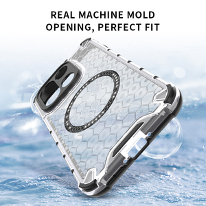 <span class=keywords><strong>2025</strong></span> mới sang trọng tùy chỉnh trong suốt chống sốc từ tính không dây sạc điện thoại trường hợp đối với Xiaomi 15t Pro Oneplus 15 - Product Image 5