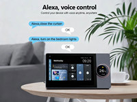 Amplificador de Audio para Pared Tianlai Q7 con 2 Zonas de Música, Control Remoto por Aplicación, Panel de Interruptores Inteligente con Zigbee Gateway Integrado