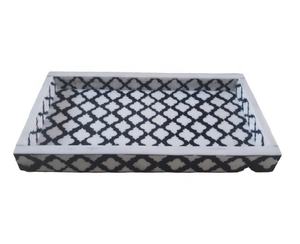 ถาดเสิร์ฟตกแต่งลายเรซิ่นแบบกำหนดเอง ถาดใส่อาหารผลไม้หรูหรา รูปทรงไม่สมมาตร พร้อมลวดลายโลโก้  มีสีสันให้เลือก - Product Image 6