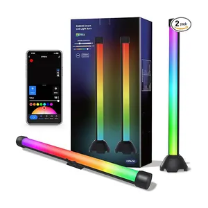 Hochwertiges RGBCW Flow Rhythm Lights Mood Magic Umgebungs musik Sync LED Bars Kit
