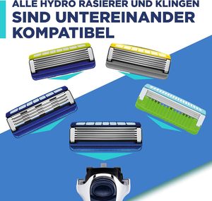 WILKINSON SWORD-Hydro 5 Skin Protection for Men | Hydrating <strong>Gel</strong> &amp; Precision Trimmer | Pack of 12 Shaver Heads - Product Image 6