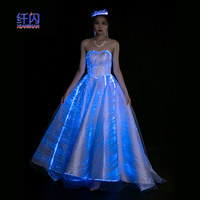 Robes de mariée lumineuses led de qualité supérieure pour femmes 2022