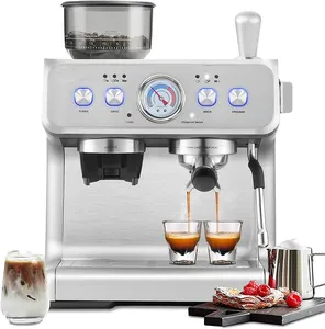 3 In 1 Electric Professional Multi Function Powder Brewer Automatic Italian Espresso Coffee Maker