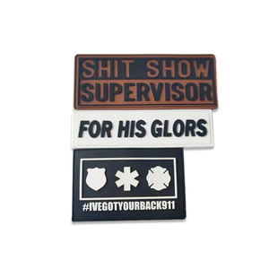 싸구려 사용자 정의 자신의 로고 PVC 패치 고무 소프트 PVC 패치 개인화 디자인 군사 PVC 패치 공장 가격과 패치 - Product Image 3