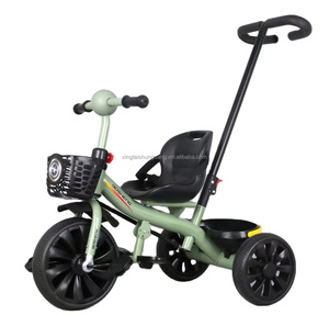 Vélo à pédales pour enfants à trois roues en gros, fabriqué en Chine, rickshaw pour enfant et tricycle pour bébé - Product Image 3