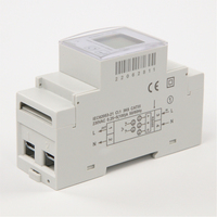 Compteur d'énergie monophasé 100A sur rail DIN, fonction multi-tarif MID Modbus RS485, affichage LCD, classe 1.0