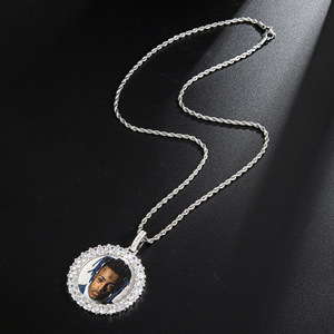 Collier en vrac plaqué or pour <span class=keywords><strong>hommes</strong></span> et femmes, chaîne en acier inoxydable, bijoux avec pendentifs en cuivre, grande lettre d'anniversaire ou de Photo, bricolage, 17 km - Product Image 6