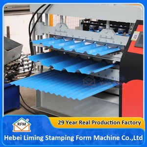 Hebei liming โลหะสี่เหลี่ยมคางหมูเครื่องทำแผ่นหลังคา IBR เครื่องทำแผ่นโลหะลูกฟูกบราซิล - Product Image 4