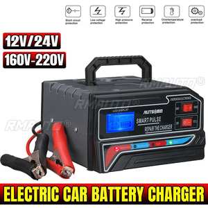 AUTSOME Cargador de Batería Eléctrico Universal de 12V/24V para Automóviles, Camiones, Barcos y Motocicletas - Product Image 1