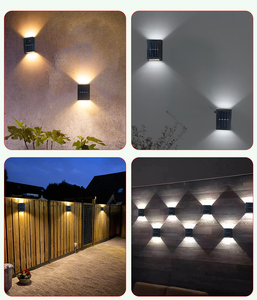 Luce Solare da Esterno Impermeabile Automatica a 4 LED per Recinzioni e Muri - Product Image 5