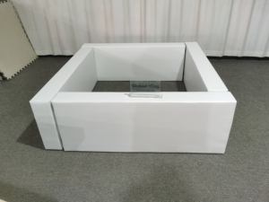 Set semua putih dengan kue dan pelangi untuk anak-anak, bermain di tempat bermain bola luar ruangan dengan perosotan putih dapat ditiup untuk dalam ruangan goyang - Product Image 2