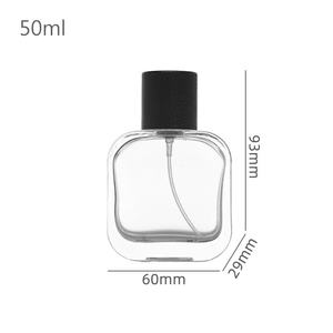 Botella de perfume de forma plana de 30ml con caja - Product Image 2