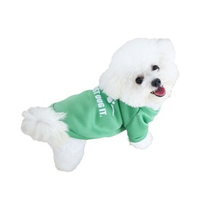 Pet Dog Clothes Fleece Lined Crew Neck Sweatshirt With Letter Print For Cats And Dogs Red Green Yellow Black - Product Image 5