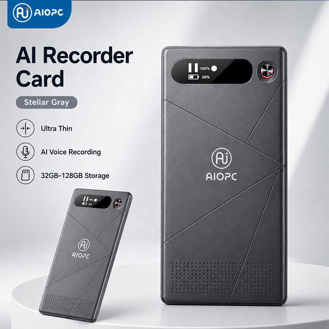 AI Voice Recording Device for Business Meetings Calls Interviews 2/4 Mic 30h/50h Recording OEM Private Label
