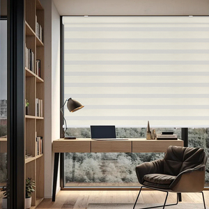 मोटर चालित औद्योगिक सादे प्रकाश फ़िल्टरिंग ज़ेबरा कपड़े पर्दे के पर्दे के पर्दे बड़े पर्दे - Product Image 3