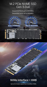 Toptan dahili M.2 NVMe SSD 1TB 512GB 256GB dizüstü bilgisayarlar ve masaüstü bilgisayarlar için 128GB - Product Image 5