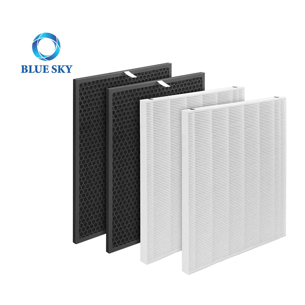 HEPA Filter and Honeycomb Activated Carbon Filter Set Compatible with Winix Filter H 116130 5500-2 Air Purifier