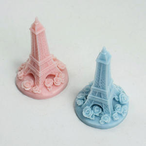 Moldes de fundición de resina epoxi 3D Dream Castle, moldes de silicona de arcilla polimérica de lujo para proyectos artesanales DIY, molde de caramelo de Chocolate - Product Image 2