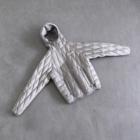Veste matelassée d'hiver sur mesure, coupe et couture personnalisées, veste bomber en nylon avec fermeture éclair, veste matelassée légère imperméable, veste en duvet matelassée