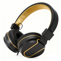 Accessoires mobiles en gros, casque filaire, écouteurs supra-auriculaires, casques pour PC et téléphones