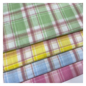 Lote de Tela de Franela Tejida Teñida con Hilo de Poliéster y Algodón de Shaoxing, Tela para Camisas <span class=keywords><strong>TC</strong></span> con Estampado a Cuadros para el Mercado Canadiense - Product Image 3