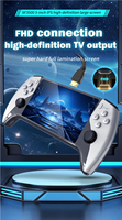 Console de jeu portable SF3500, écran 5,0 pouces, rétro, nostalgique, arcade portable, open source, Linux, Wi-Fi, système 64 Go, lecteurs de jeux
