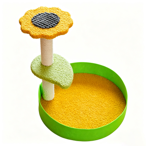 Arbre à chat avec structure d'escalade, petit nid pour chat, plateforme de saut intégrée, griffoir et jouets pour chat - Vente en gros pour l'exportation - Product Image 1
