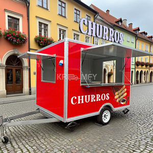 Chariot à glace d'extérieur chinois 2025, stand de hot-dogs, remorque mobile, camion de restauration rapide avec cuisine complète - Product Image 2