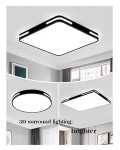 Minimalist ische Acryl schlanke Oberfläche montiert Restaurant dekorative Schlafzimmer moderne LED Zhongshan Decken leuchte für Wohnzimmer