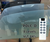 Película PDLC Negra de Guangdong de 0.45mm Autoadhesiva - Película Inteligente Eléctrica AIMI para Ventanas de Automóviles con Garantía de 5+ Años