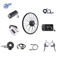 Kit moteur de moyeu arrière à cassette 48V 500W pour roues 20/26 pouces, modèle 84 CN, pour conversion de vélo électrique