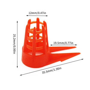 Housse de protection pour cellules de cage de <span class=keywords><strong>reine</strong></span> d'<span class=keywords><strong>abeille</strong></span>, outil cellulaire, fournitures d'apiculture, outils de ruche de petite taille, légers et essentiels, 30 pièces - Product Image 4