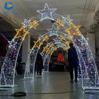 SGL084 fabrika özelleştirme aydınlık dekorasyon açık noel yayı kanal fener LED Motify ışıkları