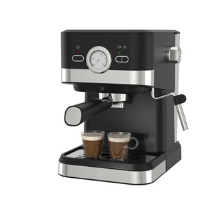 American Standard <span class=keywords><strong>Retro</strong></span> Home Coffee Brewer Semi-Automatic Integrated High-Pressure Milk Extraction French Langua Car Household - Product Image 6