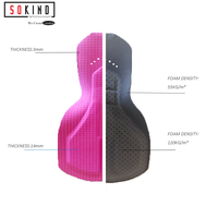 Coussin de gel 3D de haute qualité pour enfants s'adapte parfaitement au cuissard et collant coussin de gel de cyclisme à quantité minimale de commande bas pour pantalon de vélo