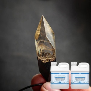 Kristal temiz epoksi reçine zanaat malzemeleri tezgahı epoksi reçine yeni başlayanlar için toksik olmayan üretici epoksi reçine döküm kiti - Product Image 4