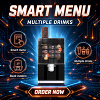 LE-VENDING Vente directe usine Distributeur automatique intelligent de café en grains avec fonction SDK, écran tactile 15 pouces et code QR mobile