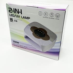 Séchoir à ongles professionnel UV LED 308W QBC10 2-en-1 multifonctionnel avec lampe à strass pour manucure en salon - Offre Spéciale - Product Image 6