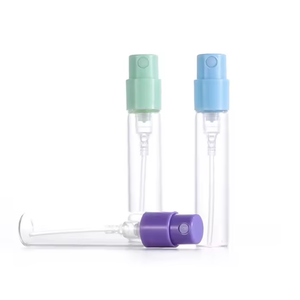 Oferta Especial: Botella de Perfume de Vidrio de 2.5ml, Forma Cilíndrica, Impresión Serigráfica, Empaque LK, MOQ Bajo, Alta Calidad - Product Image 1