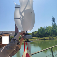 Éolienne à axe vertical 48V 220V 5000W, type tulipe, pour usage agricole
