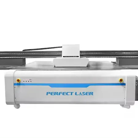 परफेक्ट लेजर नई औद्योगिक स्वचालित बड़े प्रारूप ग्लास एल्यूमिनियम प्लास्टिक लकड़ी के फर्श टाइल्स यूवी फ्लैटबेड प्रिंटिंग मशीन की कीमत
